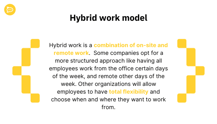 hybrid work