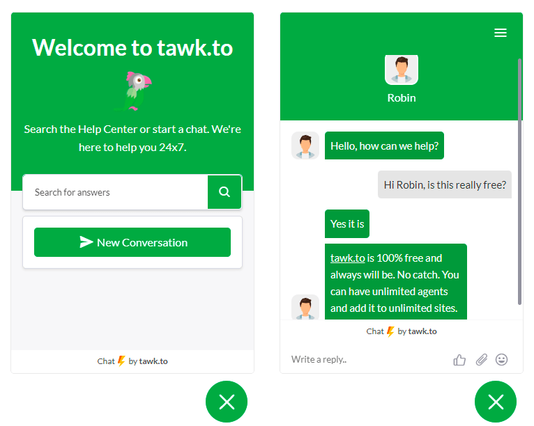 website chat